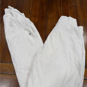 White lululemon Dance Studio Mid Rise Jogger 28”